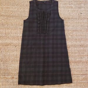 Theory plaid shift dress